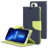 Чохол-книга Mercury Goospery Magnetic для iPhone 14 Plus - синій