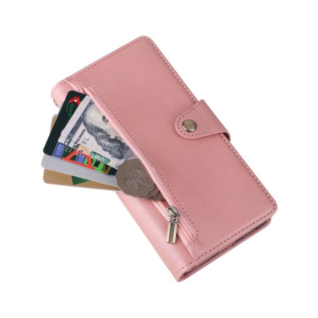 Чохол-книжка Rivet Buckle для Samsung Galaxy A23 4G - рожевий