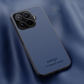Чехол HUIYI Leather Magnetic на Xiaomi 17T 5G — синий