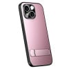 Противоударный чехол R-JUST RJ-61 Electroplating Frosted для iPhone 15 Plus - розовый