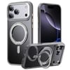Ударозахисний чохол 360 Rotating MagSafe Magnetic Frosted на iPhone 18 Pro Max — сірий