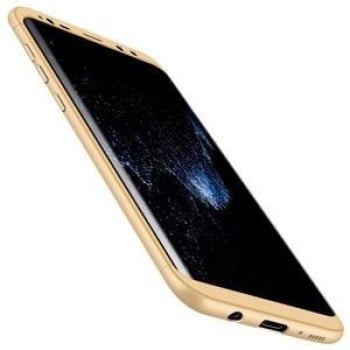 3D чехол GKK Three Stage Splicing Full Coverage Case на Samsung Galaxy S8 + / G9550-золотой