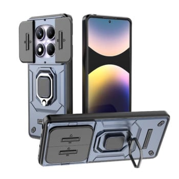 Протиударний чохол Sliding Camshield для Redmi Note 14 Pro 4G Global - синій