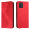 Чехол-книжка Skin Feel S-type для Samsung Galaxy A03/A04E - красный