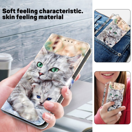 Чехол-книжка 3D Painting для iPhone 16 Pro Max - разноцветный