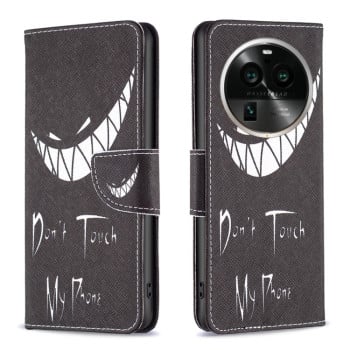 Чохол-книжка Colored Drawing Pattern для OPPO Find X6 Pro 5G - Smirk