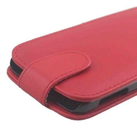 Кожаный флип чехол Colorful Vertical Flip Magnetic Button на Samsung Galaxy S6 / G920  (Red)