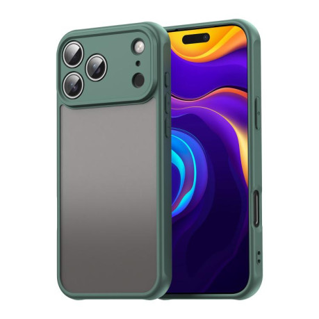 Чехол Fan Dun Series TPU Hybrid PC на iPhone 17 Pro Max - зеленый