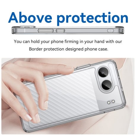 Чехол Colorful Acrylic Series с цветним бампером на OnePlus Nord 4 - прозрачный