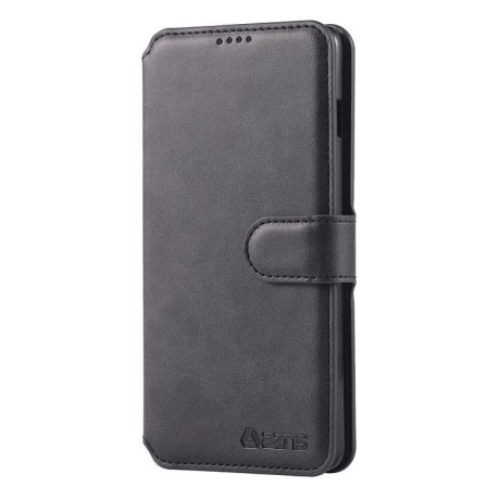 Чехол- книжка Calf Pattern Magnetic Buckle на Samsung Galaxy S10+ / S10 Plus- черный