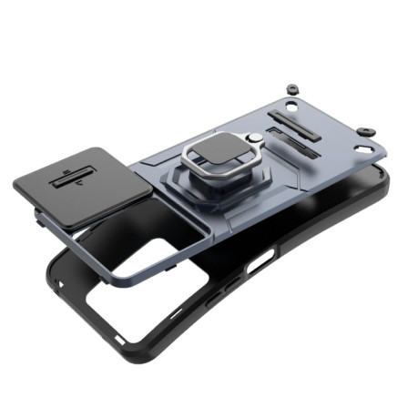 Противоударный чехол Sliding Camshield для Xiaomi Redmi 13 4G Global - черный