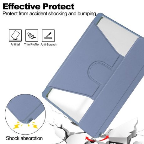 Чохол-книжка Transparent Rotation Smart Leather для iPad Pro 13 2024 - Lavender
