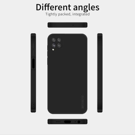 Противоударный чехол PINWUYO Touching Series для Samsung Galaxy M32/A22 4G  - черный