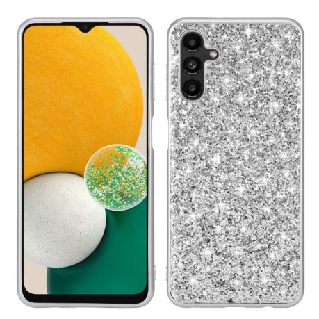 Ударозащитный чехол Glittery Powder на Samsung Galaxy S23 FE 5G - серебристый