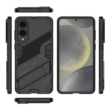 Противоударный чехол Punk Armor для Samsung Galaxy S25 Edge 5G - черный