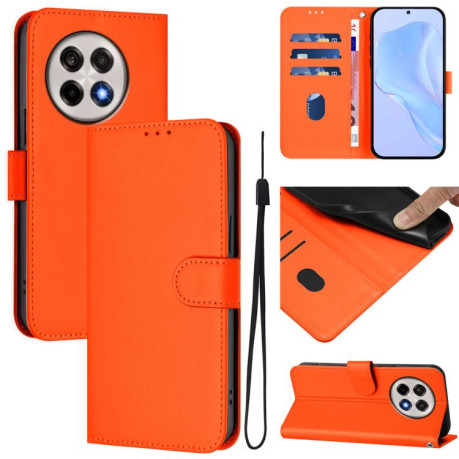 Чохол-книжка Skin Feel S-type для OnePlus 13R/Ace 5/Ace 5 Pro - помаранчевий