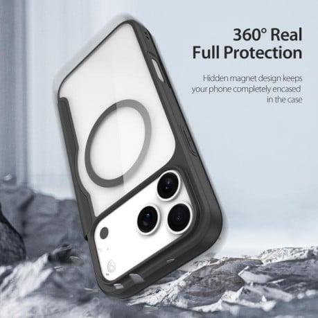 Чехол-книжка DUX DUCIS Skin X Pro Series с Magsafe на iPhone 17 Pro Max - черный