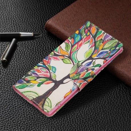 Чохол-книжка Colored Drawing Series Samsung Galaxy S22 Ultra 5G - Tree Life