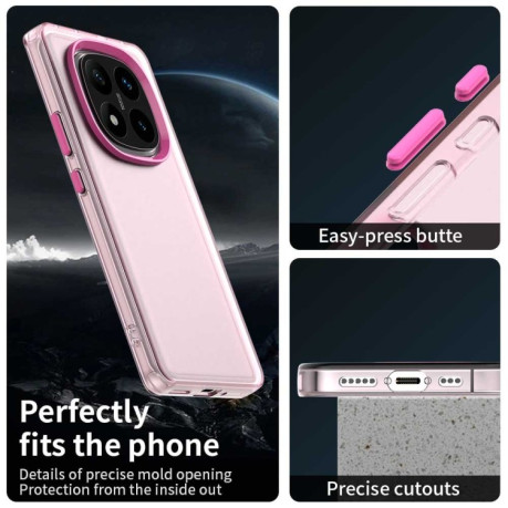 Протиударний чохол Candy Series для Xiaomi Redmi Note 14 Pro 5G/Poco X7 - червоний