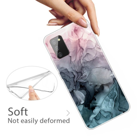 Протиударний чохол Marble Pattern для Samsung Galaxy A02s - Abstract Light Pink