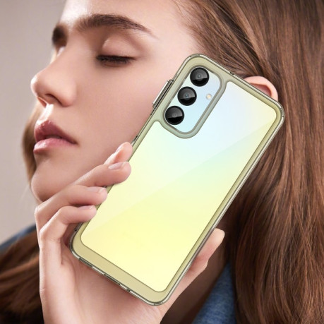 Противоударный чехол Colorful Acrylic Series для Samsung Galaxy A16 5G - прозрачно-серый