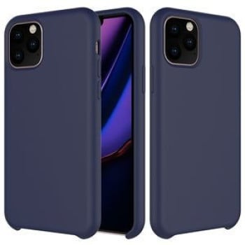 Силиконовый чехол Solid Color Liquid на iPhone 11 Pro- нави