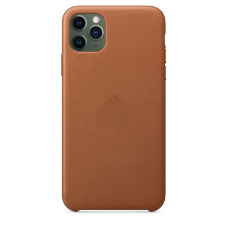 Шкіряний Чохол Leather Case Saddle Brown для iPhone 11 Pro Max