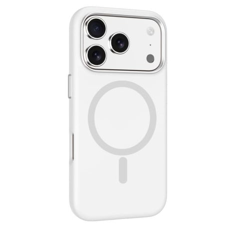 Противоударный чехол Mutural Karen Series Liquid Silicone MagSafe на iPhone 17 Pro Max - белый