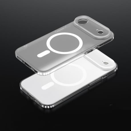 Чехол SULADA Crystal Sand Series с MagSafe на iPhone Air - прозрачный