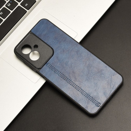 Ударозахисний чохол Sewing Cow Pattern для Motorola Moto G55 5G - синій