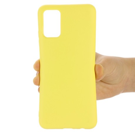 Силиконовый чехол Solid Color Liquid Silicone на Xiaomi Redmi 10 - желтый