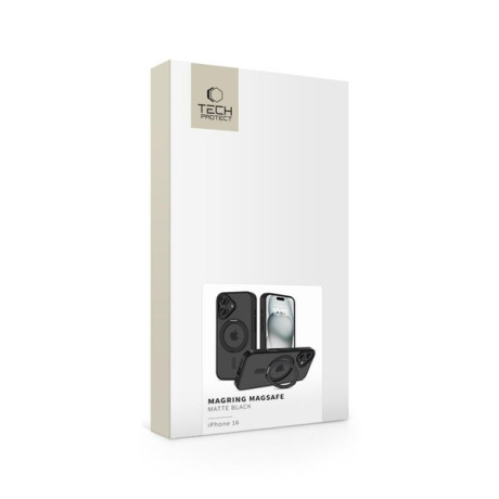 Чохол Tech-Protect MagRing MagSafe для iPhone 16 - translucent