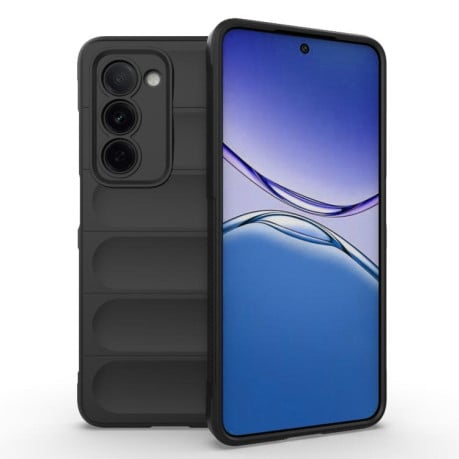 Силиконовый чехол Magic Flannel на OPPO A5 5G Global / K13x 5G Global - черный
