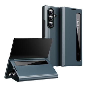 Чехол-книжка Smart View Window Leather на Samsung Galaxy TriFold — зелёный
