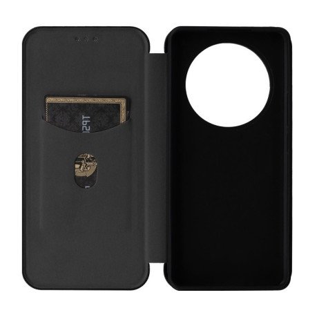 Чохол-книжка Carbon Fiber Texture на Realme 13 Pro / 13 Pro+ - чорний