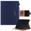 Чехол-книжка Solid Color Metal Buckle Leather Smart для iPad Pro 13 2024 - синий