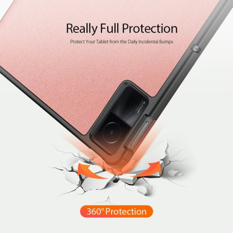 Протиударний чохол DUX DUCIS Domo Series для Xiaomi Redmi Pad SE - рожевий