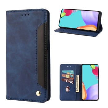 Чехол-книжка Splicing Skin Feel для Samsung Galaxy A33 5G - синий