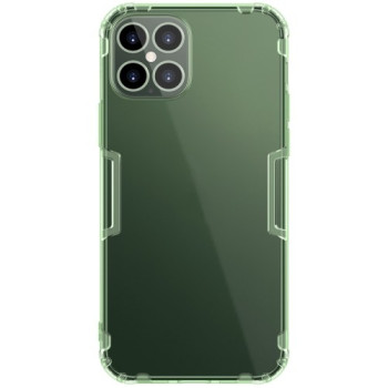 Противоударный силиконовый чехол NILLKIN Nature на iPhone 12 Pro Max - зеленый