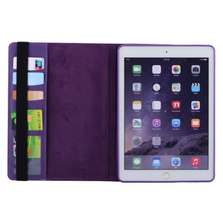 Чехол-книжка 360 Degree Rotation Smart Cover для iPad Air 2 / iPad 6 - фиолетовый