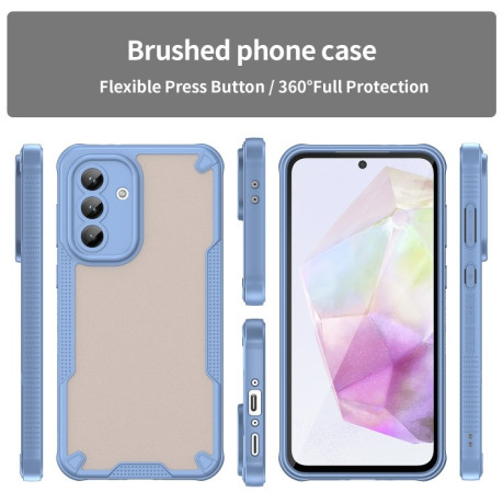 Протиударний чохол Armor Glaze PC Hybrid  для Samsung Galaxy A36 5G - синій