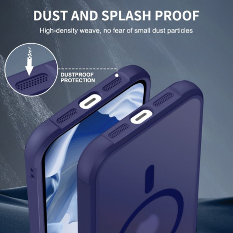 Чохол протиударний MagSafe Magnetic для iPhone 15 - світло-синій