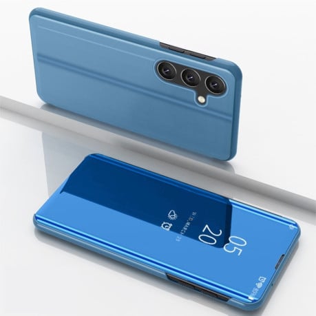 Чехол книжка Clear View на Samsung Galaxy M55 - синий