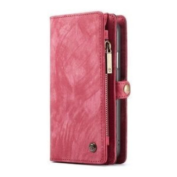 Чехол-кошелек CaseMe 008 Series Folio Zipper Wallet Style на iPhone XR- красный