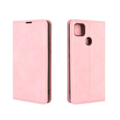 Чехол-книжка Retro-skin Business Magnetic на Xiaomi Redmi 10A/9C - розовый