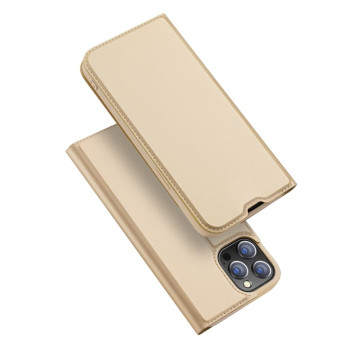 Чехол-книжка DUX DUCIS Skin Pro Series на iPhone 13 Pro - золотой