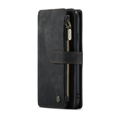 Кожаный чехол-кошелек CaseMe-C30 для iPhone XR - черный