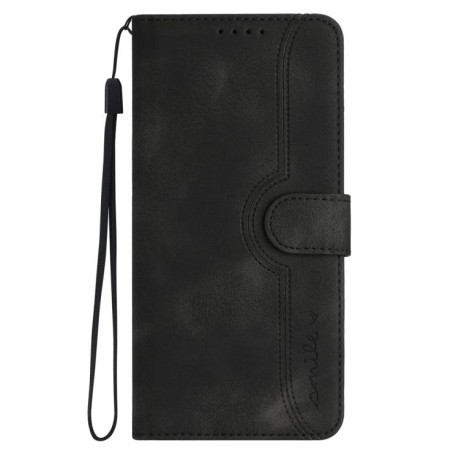 Чохол-книжка Skin Feel Heart Amile для Infinix Note 50 Pro 4G - чорний