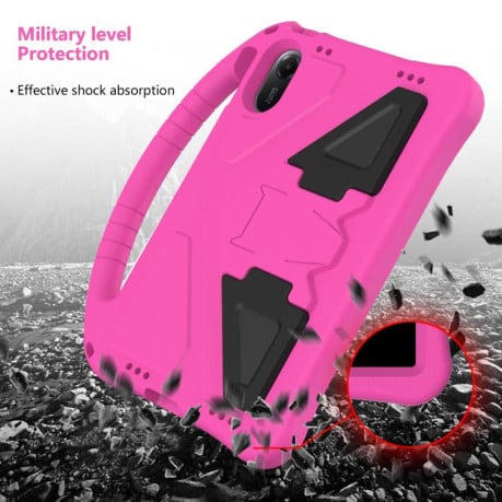 Противоударний чехол EVA Flat Anti Falling для Xiaomi Redmi Pad 2 11 2025 - пурпурно-червоний
