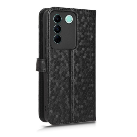 Чехол-книжка Honeycomb Dot для Vivo V27e / S16e - черный